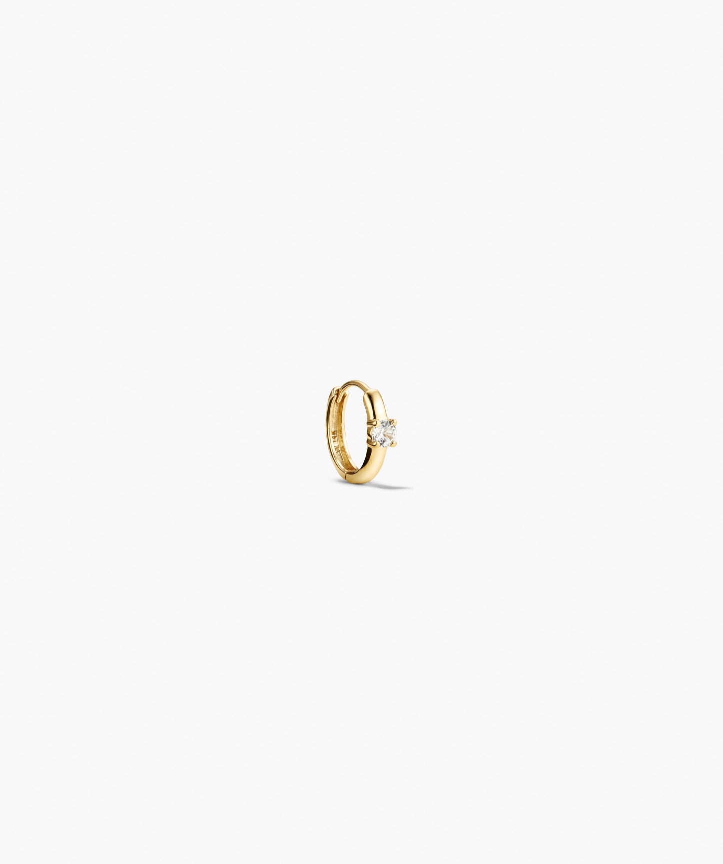 10k Yellow Gold / Lab Grown White Sapphire