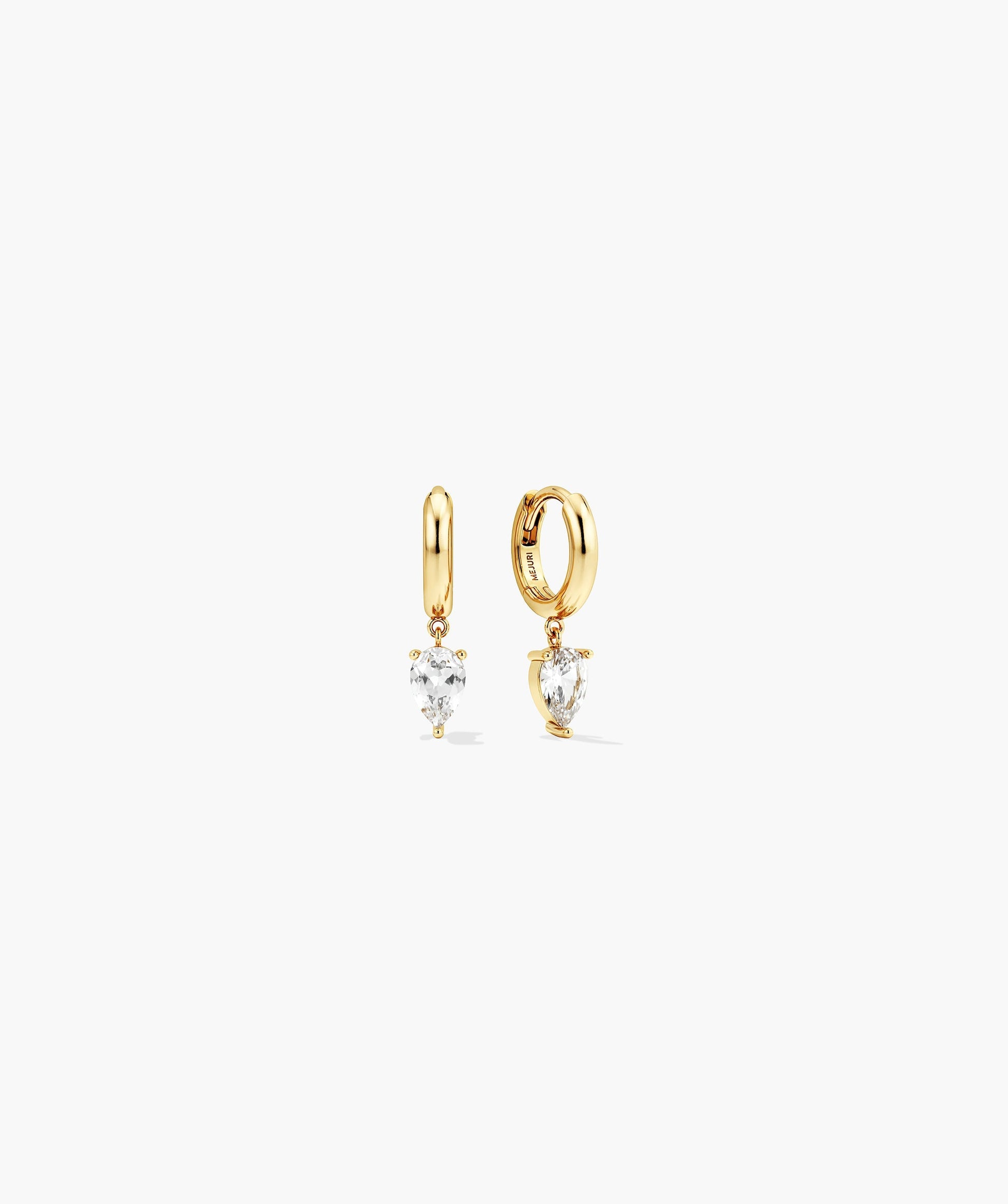 18k Gold Vermeil / Lab Grown White Sapphire