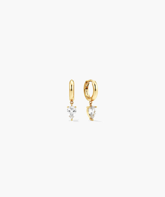18k Gold Vermeil / Lab Grown White Sapphire
